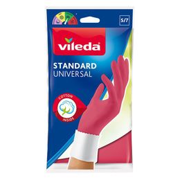 Vileda Kırmızı Small Standart Universal Temizlik Eldiveni