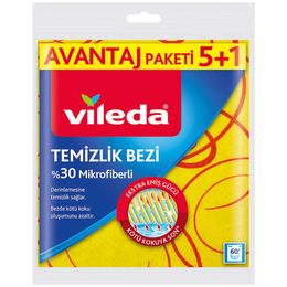 Vileda Mikrofiber 5+1'li Temizlik Bezi