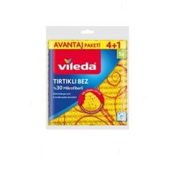 Vileda Renkli 5x5'li Tüm Yüzeylerde Mikrofiber Temizlik Bezi