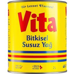 Vita 2 lt Bitkisel Katı Susuz Margarin