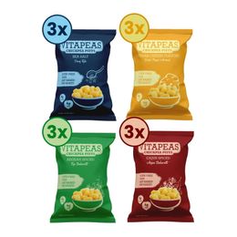 Vitapeas 12x55 gr Karışık Paket Nohut Cipsi