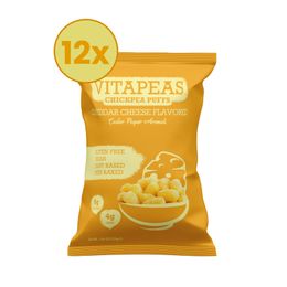 Vitapeas 12x55 gr Vegan Çedar Peynirli Nohut Cipsi