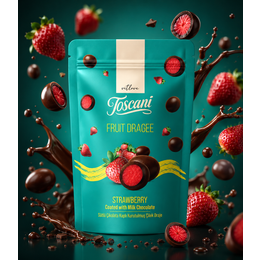Vitlove 60 gr Toscani Sütlü Çikolatalı Çilek Draje