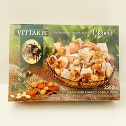 Vittakis 250 gr Damla Sakızlı Çeşnili Lokum