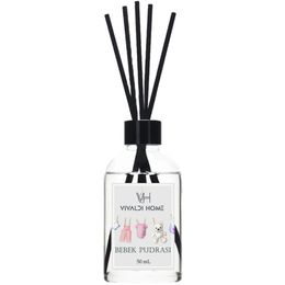 Vivaldi Home 50 ml Bebek Pudrası Çubuklu Oda Kokusu