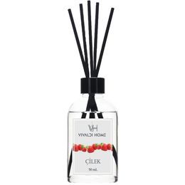 Vivaldi Home 50 ml Çilek Esansiyel Yağ Çubuklu Oda Kokusu