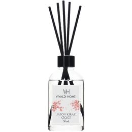 Vivaldi Home 50 ml Japon Kiraz Çiçeği Esansiyel Yağ Çubuklu Oda Kokusu