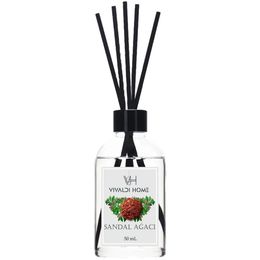 Vivaldi Home 50 ml Sandal Ağacı Esansiyel Yağ Çubuklu Oda Kokusu