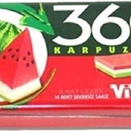 Vivident 33 gr 360 Cüzdan 3D Karpuz Aromalı Sakız