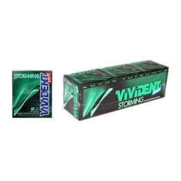 Vivident 33 gr Storming Yeşil Nane Aromalı Şekersiz Sakız
