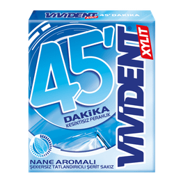 Vivident Nane Aromalı 33 gr 45 Dakika Sakız
