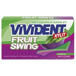 Vivident Sakız Karpuz ve Asai Üzümü - 26 gr