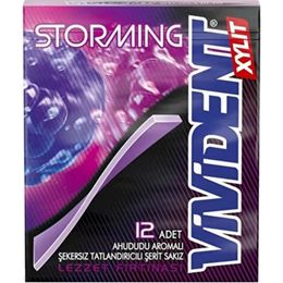 Vivident Storming 33 gr Ahududu Aromalı Sakız