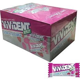 Vivident Xylit 230 Adet Çilek Aromalı Tatlandırıcılı Şerit Sakız