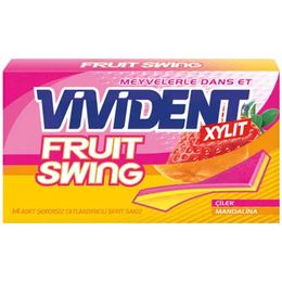 Vivident Xylit 26 gr Çilek Mandalina Aromalı Sakız