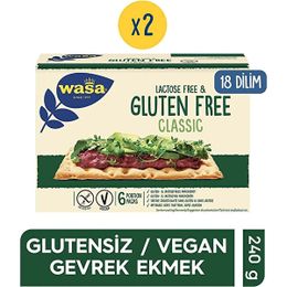 Wasa Glutensiz Gevrek Ekmek Crispbread   240 gr x 2 Adet
