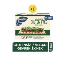 Wasa Glutensiz Gevrek Ekmek Crispbread   240 gr x 2 Adet