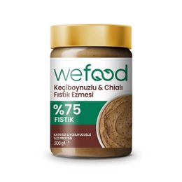 Wefood 300 gr Keçiboynuzu Chialı Fıstık Ezmesi