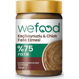 Wefood 300 gr Keçiboynuzu Chialı Fıstık Ezmesi