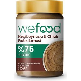Wefood 300 gr Keçiboynuzu Chialı Fıstık Ezmesi