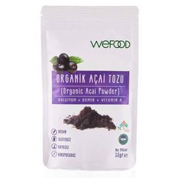Wefood 35 gr Organik Acai Tozu