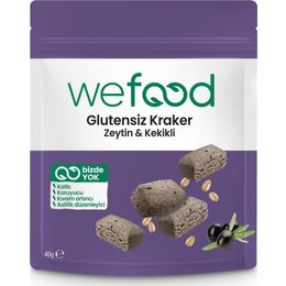 Wefood 40 gr Glutensiz Zeytinli Kekikli Kraker