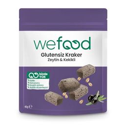Wefood 40 gr Glutensiz Zeytinli Kekikli Kraker