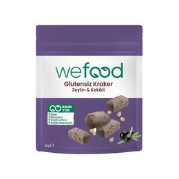 Wefood 40 gr Glutensiz Zeytinli Kekikli Kraker