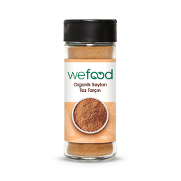 Wefood 45 gr Organik Seylon Tarçın Tozu