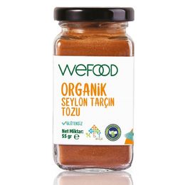 Wefood 55 gr Organik Seylon Tarçın Tozu