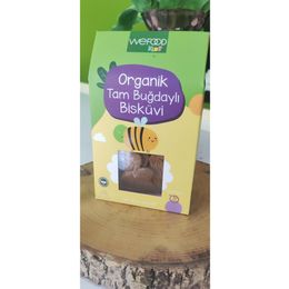 Wefood 55 gr Tam Buğdaylı Bisküvi Organik Tam Buğdaylı Bisküvi