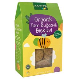 Wefood 60 gr Kids Organik Tam Buğdaylı Bisküvi