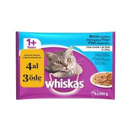 Whiskas 4 x 100 gr Balıklı Kedi Maması