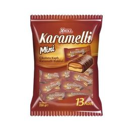 Xroll 250 gr Poşet Karamelli Bar Çikolata