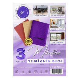 Yasima 3 Adet 40x60 cm Sihirli Krem Dekoratif Temizlik Bezi