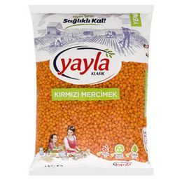 Yayla 1 kg Yerli Yaprak Kırmızı Mercimek