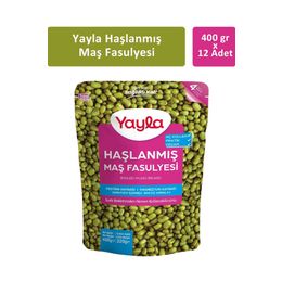 Yayla 12x150 gr Suyu Süzülmüş Haşlanmış Maş Fasulyesi