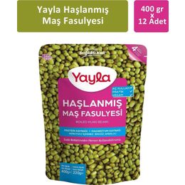 Yayla 12x150 gr Suyu Süzülmüş Haşlanmış Maş Fasulyesi