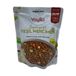 Yayla 250 gr Zeytinyağlı Yeşil Mercimek