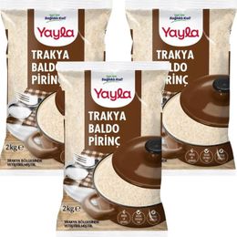 Yayla 3x2 kg Trakya Baldo Pirinç