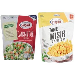 Yayla 560 gr Haşlanmış Garnitür + 220 gr Haşlanmış Tane Mısır