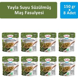 Yayla 8x150 gr Suyu Süzülmüş Haşlanmış Maş Fasulyesi