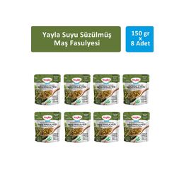 Yayla 8x150 gr Suyu Süzülmüş Haşlanmış Maş Fasulyesi