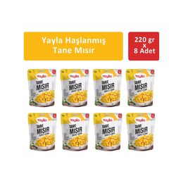 Yayla 8x220 gr Haşlanmış Tane Mısır