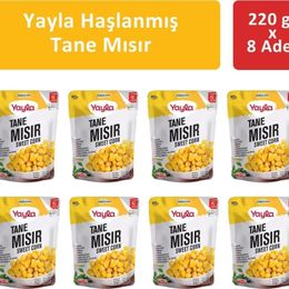 Yayla 8x220 gr Haşlanmış Tane Mısır