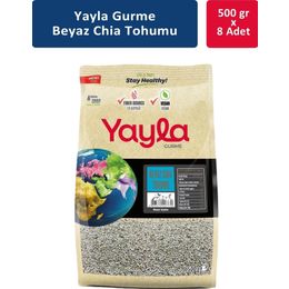 Yayla Gurme 8x500 gr Beyaz Chia Tohumu