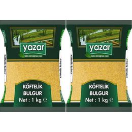 Yazar 1 kg x 2 Paket Köftelik Bulgur
