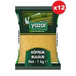 Yazar 12 x 1 kg Köftelik Bulgur
