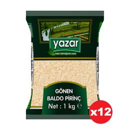 Yazar 12x1 kg Gönen Baldo Pirinç