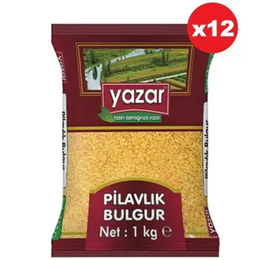 Yazar 12x1 kg Pilavlık Bulgur